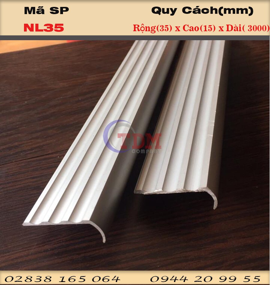 NẸP CẦU THANG L35 NẸP CẦU THANG L35