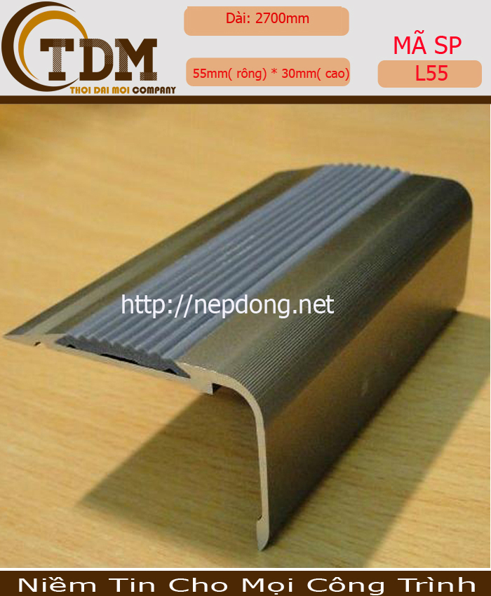 NẸP NHÔM L55MM NẸP NHÔM L55MM