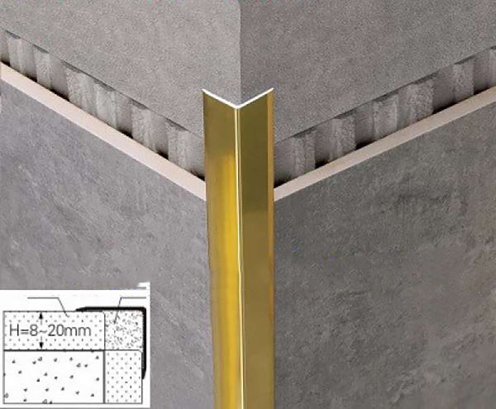 Sử dụng nẹp nhôm trang trí thiết kế nội thất