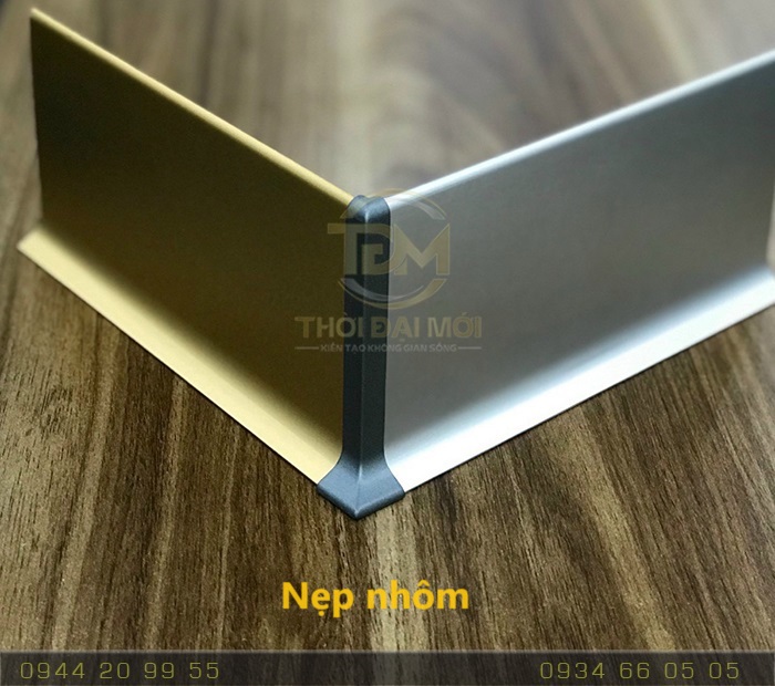 5 lý do lựa chọn len nhôm chân tường trong trang trí nội ngoại thất