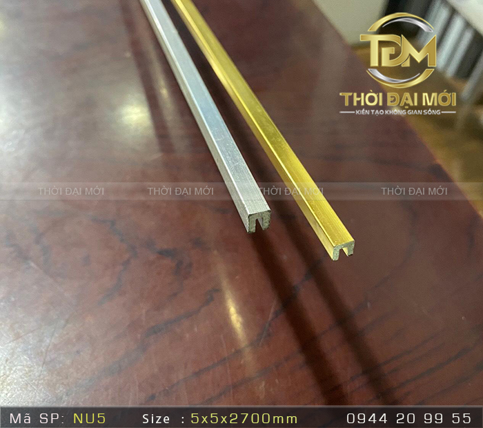 Kỹ thuật gia công và chuẩn mực hoàn thiện trong mỗi thanh nẹp nhôm Thời Đại Mới