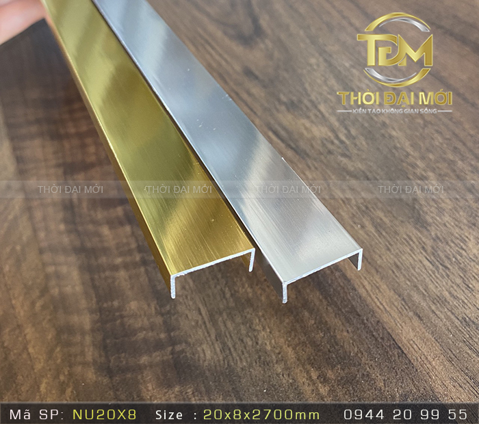 Kỹ thuật gia công và chuẩn mực hoàn thiện trong mỗi thanh nẹp nhôm Thời Đại Mới