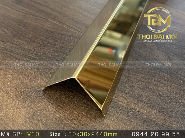 Kỹ thuật giấu điểm cắt khi thi công nẹp V Inox