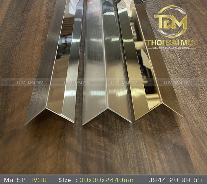Kỹ thuật giấu điểm cắt khi thi công nẹp V Inox