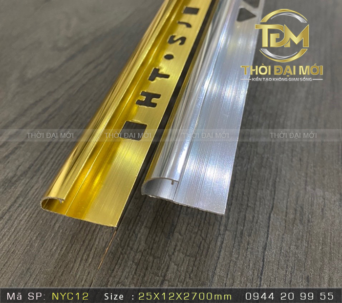 Nẹp nhôm góc tường