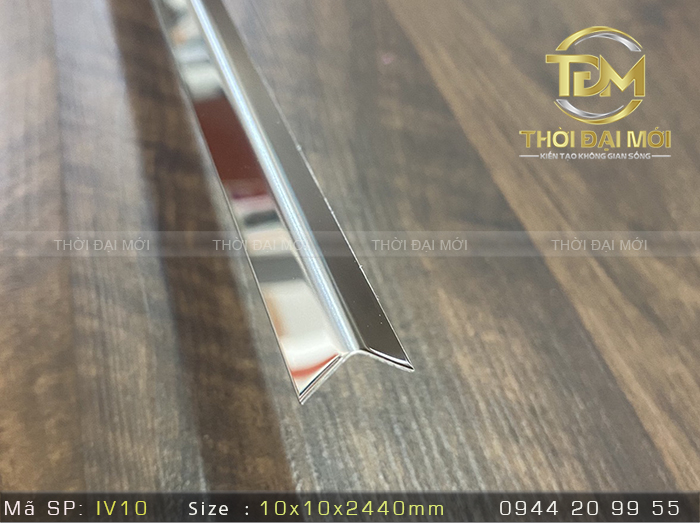 Nẹp inox chữ V giải pháp bảo vệ và giữ nét đẹp cho mọi góc cạnh