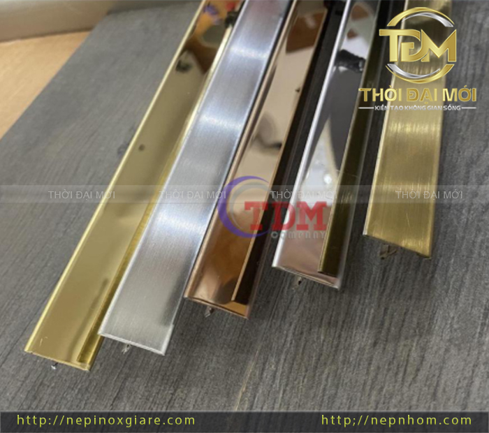 Tổng hợp các loại nẹp inox 304 phổ biến trên thị trường