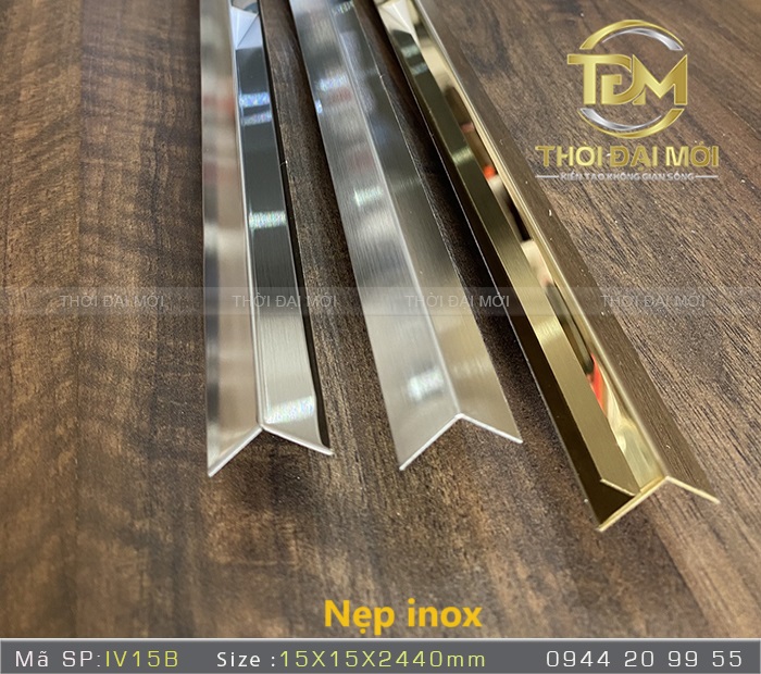 Bảng giá nẹp inox chữ V chính hãng mới nhất giá ưu đãi