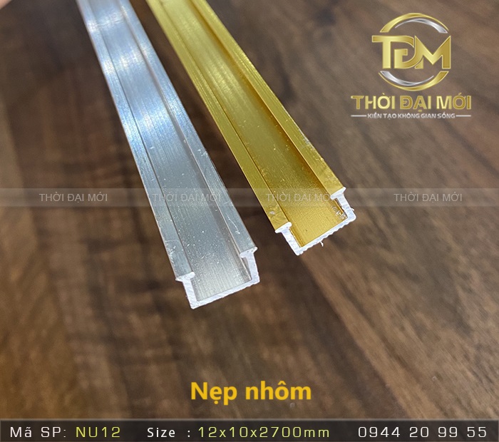 Bảng giá nẹp nhôm chữ U trang trí chính hãng giá rẻ