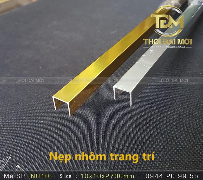 Bảng giá nẹp nhôm trang trí chính hãng mới nhất giá ưu đãi