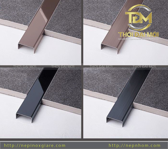 Bảo Vệ Mép Kính Gạch Đá Chuyên Nghiệp Bằng Nẹp Inox Chữ U