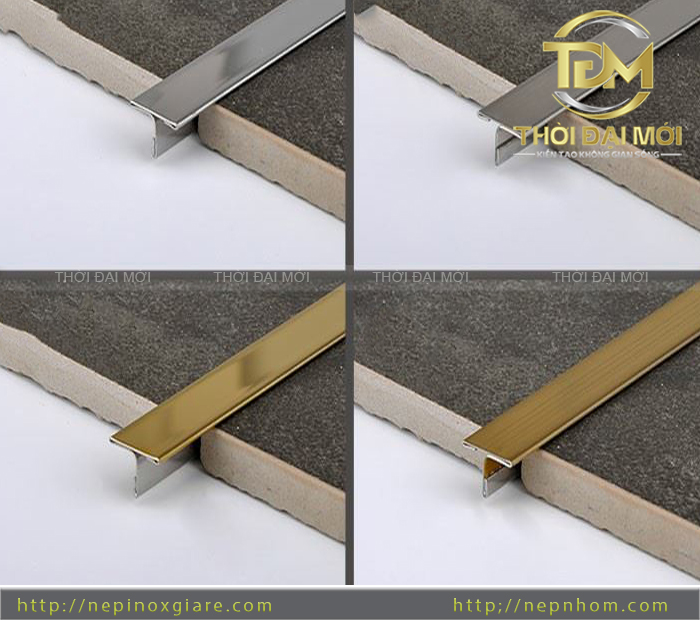Chạy Chỉ Gạch Đá Tấm Ốp Bằng Nẹp T Inox Và Nẹp T Nhôm