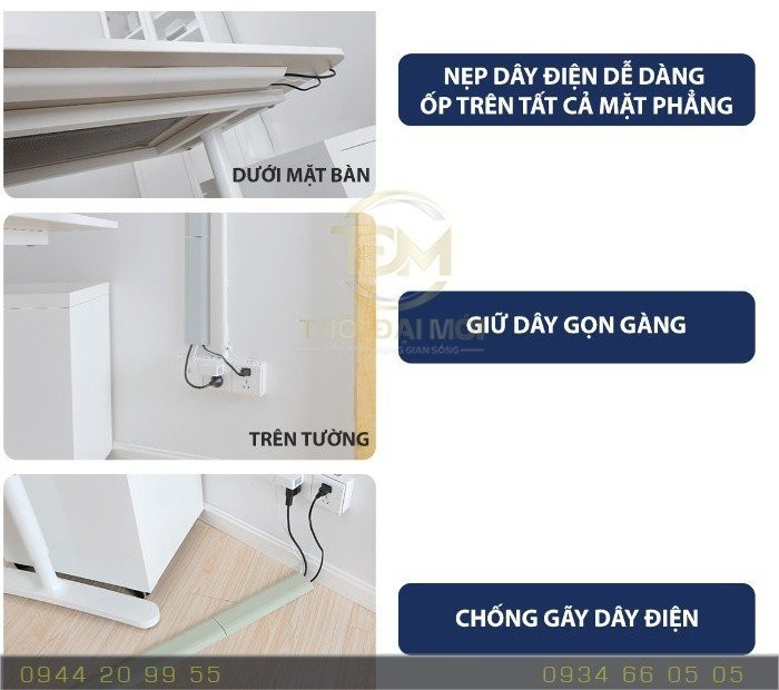 Dây Điện An Toàn Nhà Cửa Gọn Gàng Với Nẹp Nhôm Luồn Dây Điện