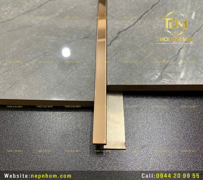 Nẹp H (Chống Rơi Gạch) Inox 304