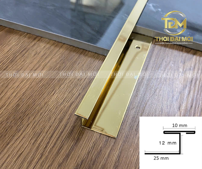 Nẹp H (Chống Rơi Gạch) Inox 304