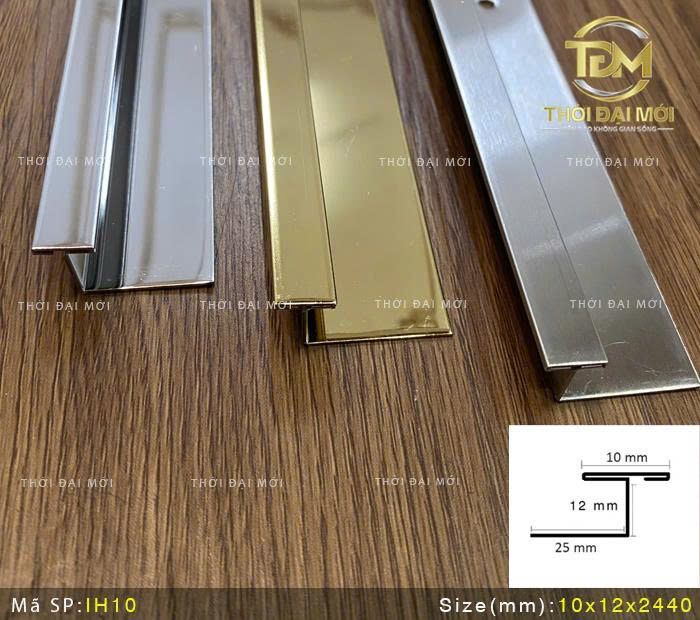 Nẹp H (Chống Rơi Gạch) Inox 304