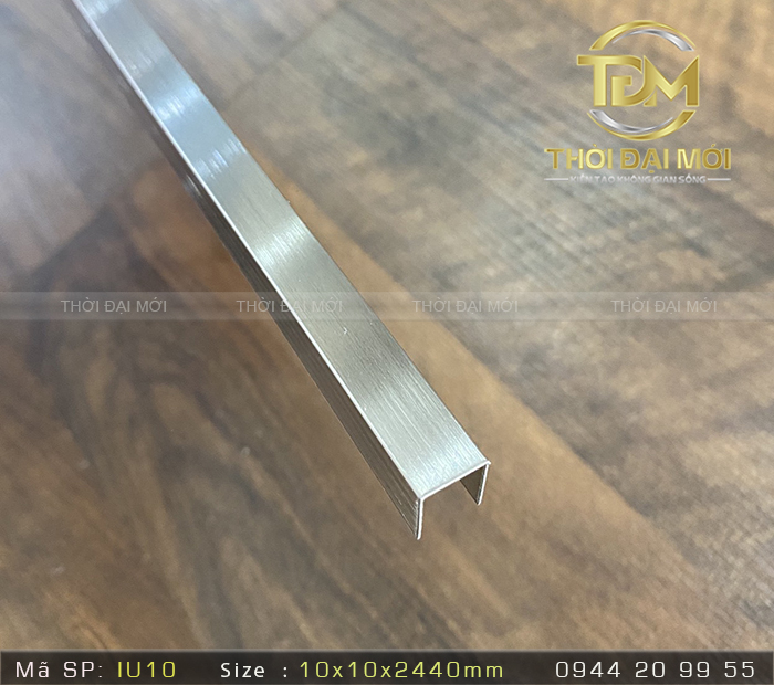 NẸP INOX 304 CHỮ U THỜI ĐẠI MỚI CHUYÊN PHÂN PHỐI TOÀN QUỐC