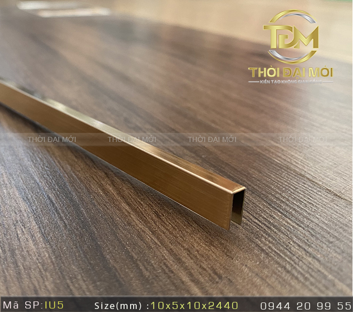 Tại sao ai cũng săn lùng nẹp inox 304 chữ U?