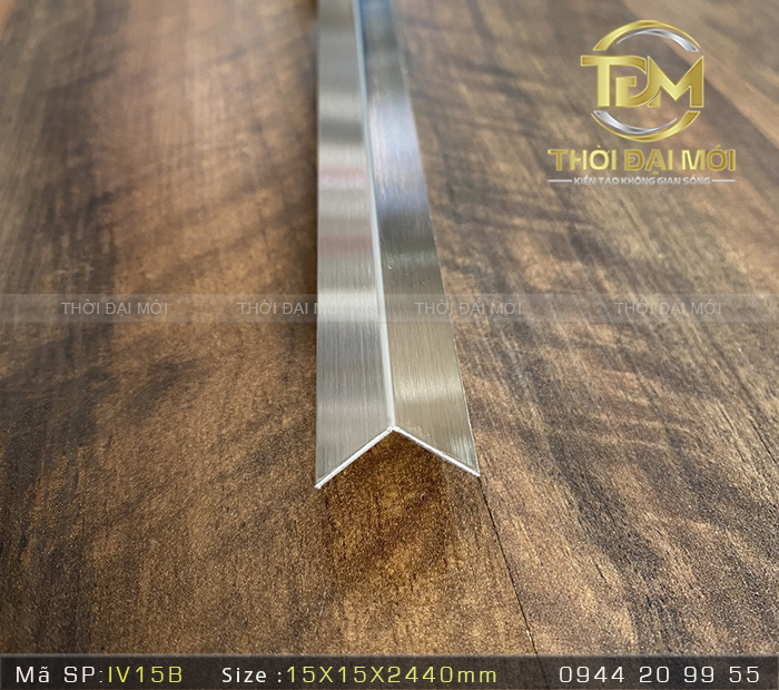 NẸP INOX 304 V15MM UY TÍN CHẤT LƯỢNG