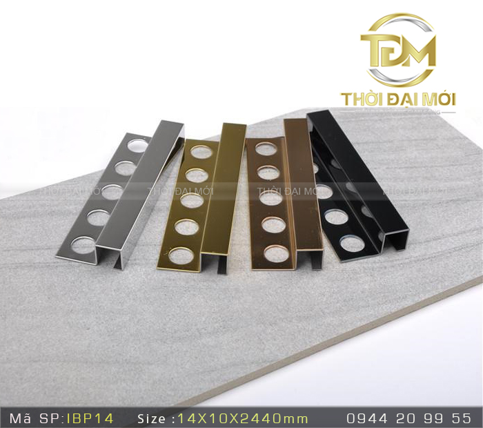 Báo Giá Nẹp Inox Góc Vuông Chính Hãng Thời Đại Mới