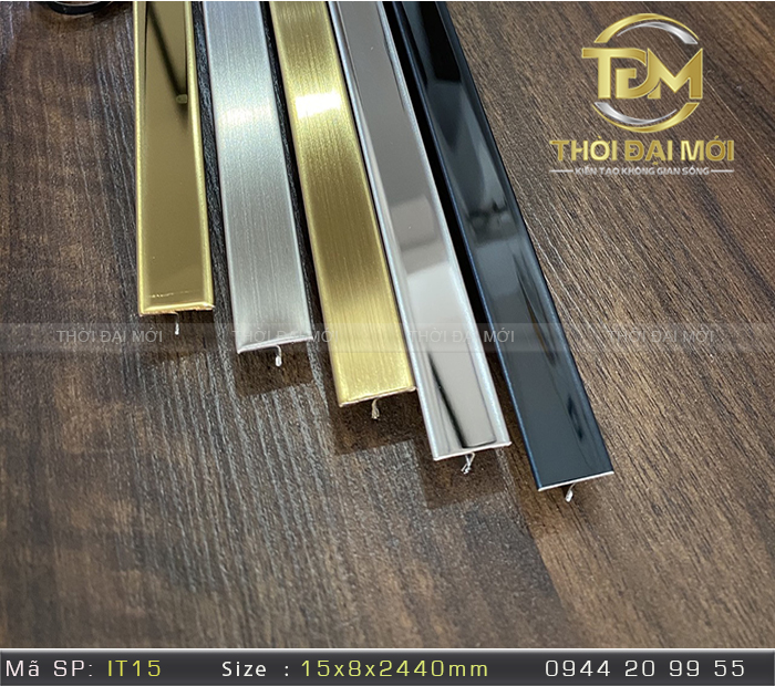 Báo giá nẹp inox trang trí vách mới nhất 2025