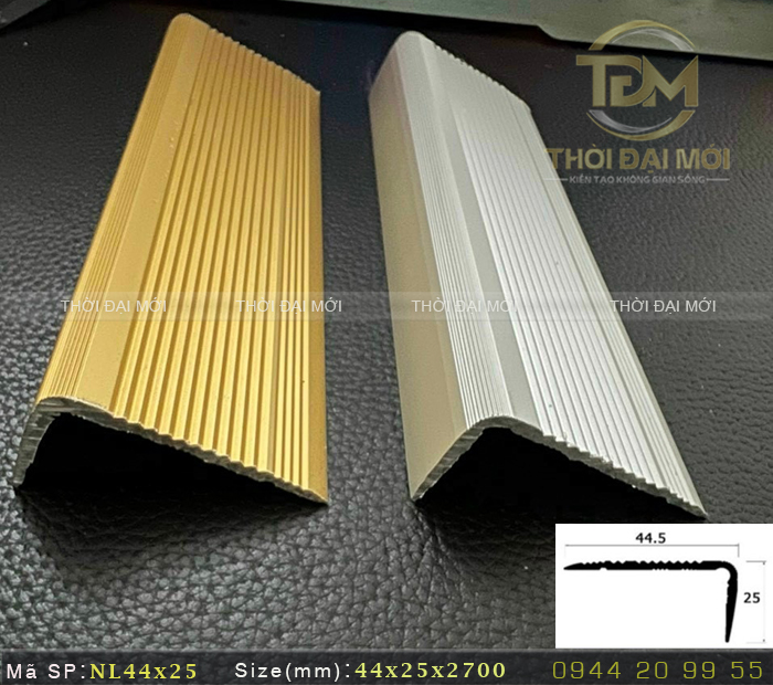 Nẹp nhôm cầu thang giải pháp an toàn và thẩm mỹ cho mọi không gian sống