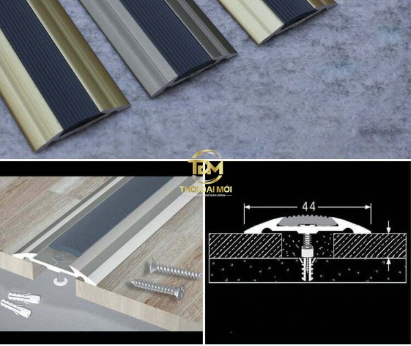 Nẹp Nhôm Mặt Bằng Giúp Sàn Gọn Gàng Không Lo Hở Mép