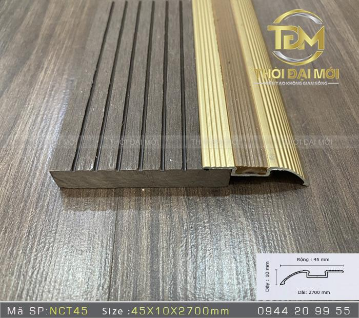 Nâng Tầm Không Gian, Bền Đẹp Vượt Thời Gian Cùng Nẹp Nhôm Sàn Gỗ