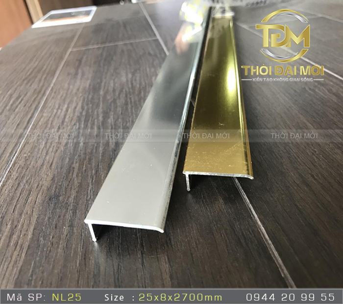 Tạo điểm nhấn góc cạnh sắc nét hoàn hảo với nẹp nhôm chữ L
