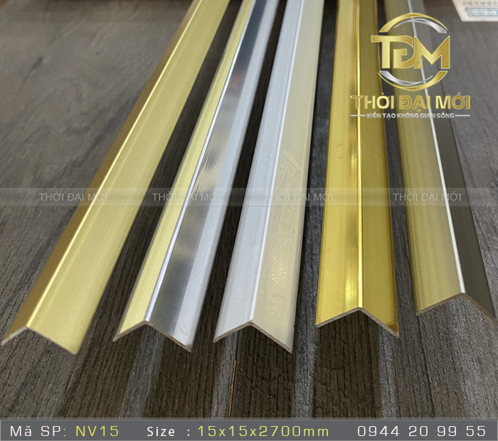 Nẹp nhôm chữ V: Công cụ kiến tạo trật tự và phân cấp thị giác trong kiến trúc