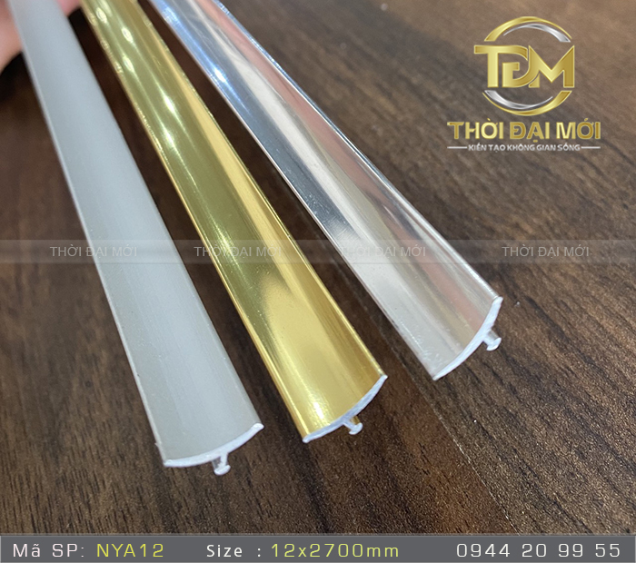 Nẹp nhôm góc tròn: Kiến tạo không gian nhân văn và sang trọng
