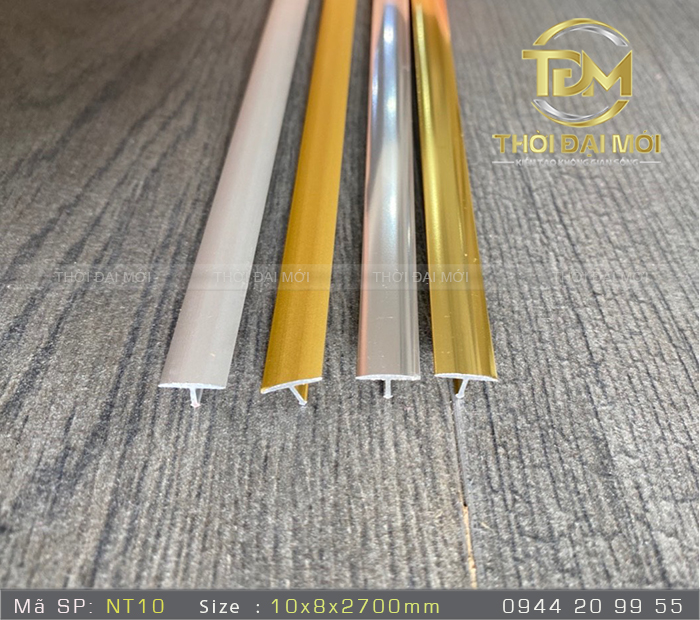 Phân tích chuyên sâu về tác động thẩm mỹ và bề mặt hoàn thiện nẹp nhôm chữ T