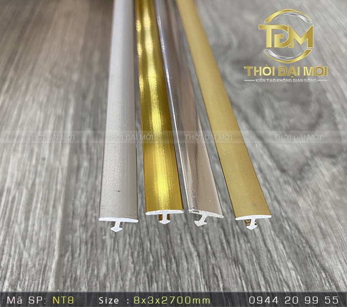 Phân tích kỹ thuật chuyên sâu về sự tương thích vật liệu và hiệu ứng thẩm mỹ của nẹp nhôm chữ T
