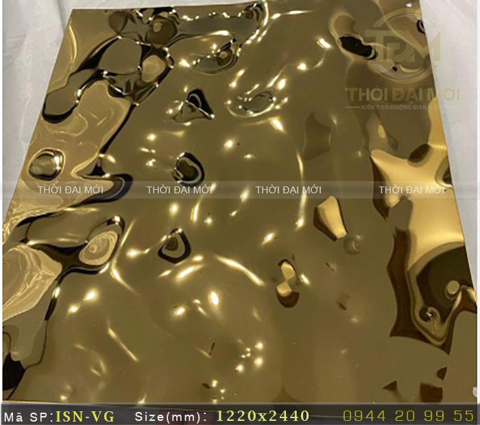 Từ công nghiệp đến nghệ thuật: Hành trình phát triển của tấm inox vân sóng nước