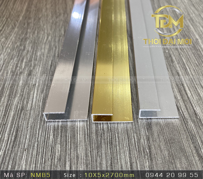 Top sản phẩm nẹp nhôm trang trí hiện nay tại quận 10