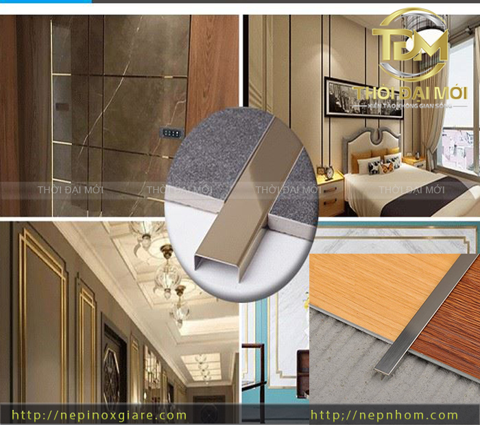 Xóa sổ tình trạng mép gỗ bị xơ tước xấu xí bằng cách bọc nẹp inox chữ U