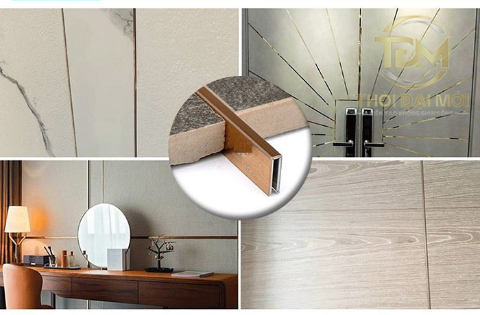 Xóa sổ tình trạng mép gỗ bị xơ tước xấu xí bằng cách bọc nẹp inox chữ U