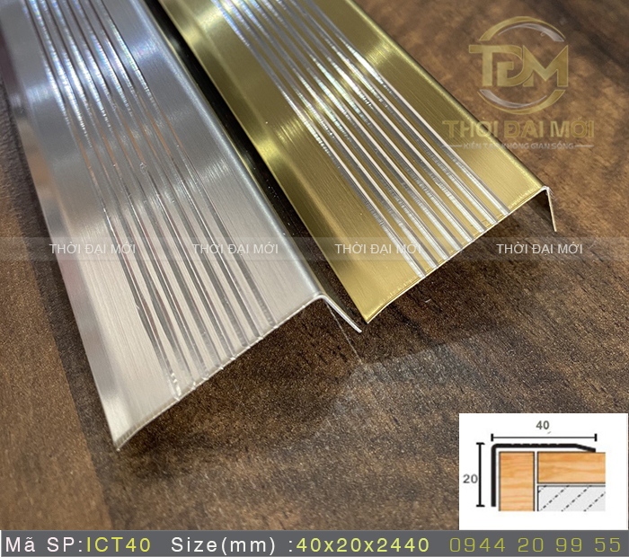 Cấu tạo nẹp inox cầu thang và nguyên lý chống trượt