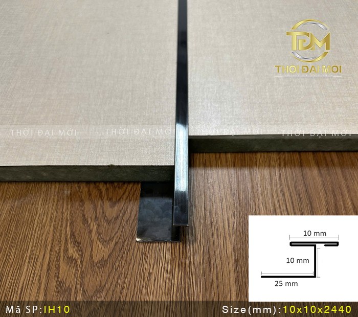 Nẹp H inox hoạt động như thế nào trong việc cố định gạch ốp?