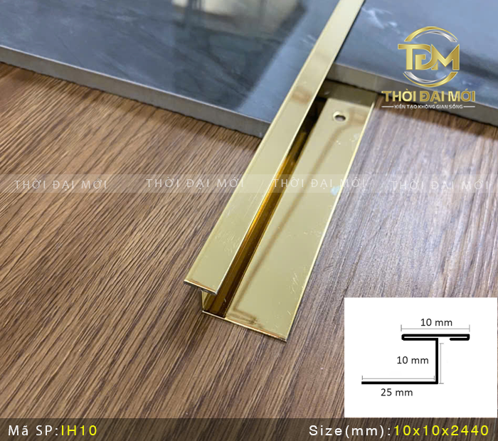 Nẹp H inox hoạt động như thế nào trong việc cố định gạch ốp?