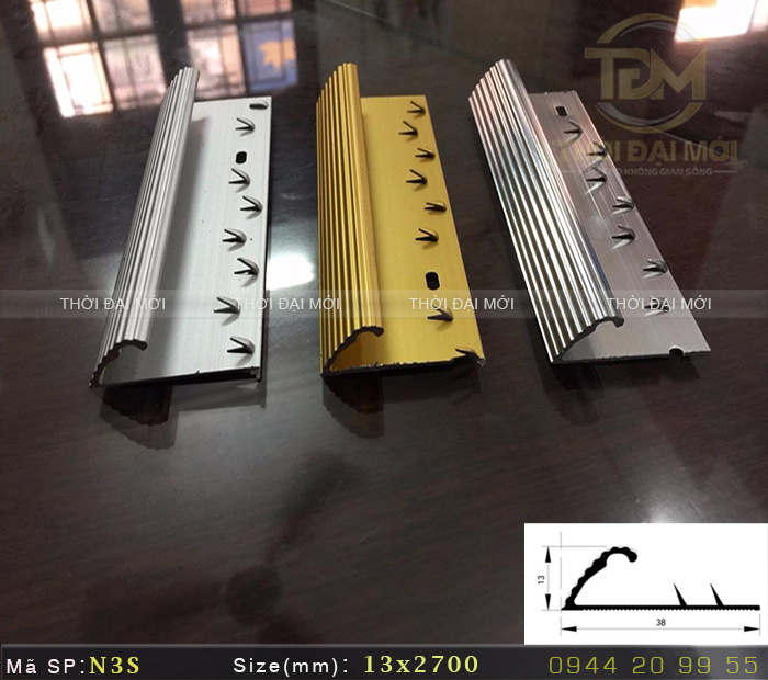 Bạn đang dùng thảm sai cách nếu bỏ qua 3 loại nẹp nhôm thảm này