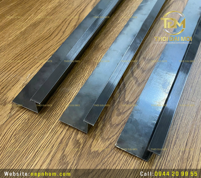 Bảng màu nẹp H inox và gợi ý phối với từng phong cách thiết kế
