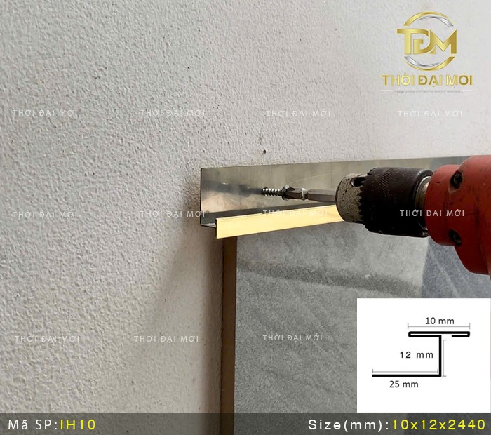 Cách nẹp H inox giúp gia chủ tiết kiệm chi phí sửa chữa gạch rơi