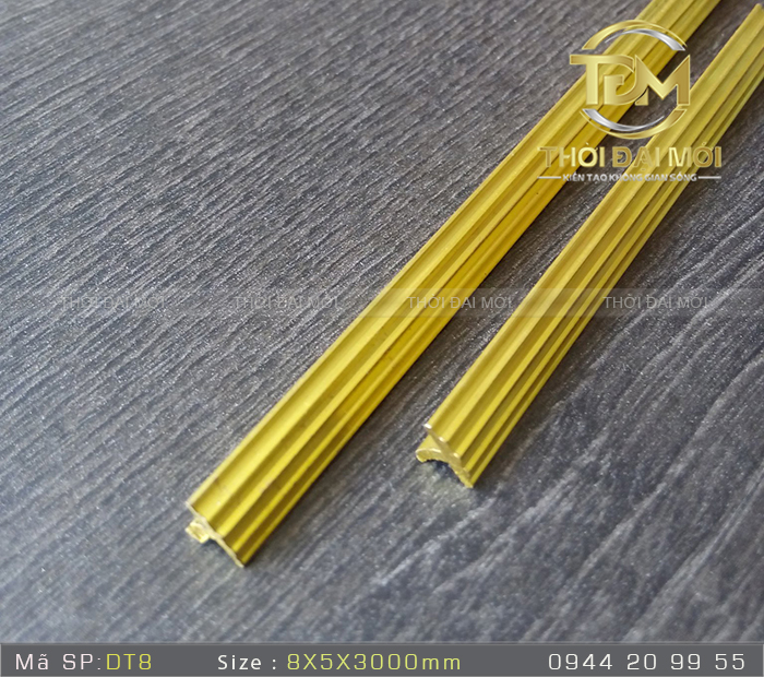 Cách nẹp nhôm chữ T ghép nối không gian nội thất