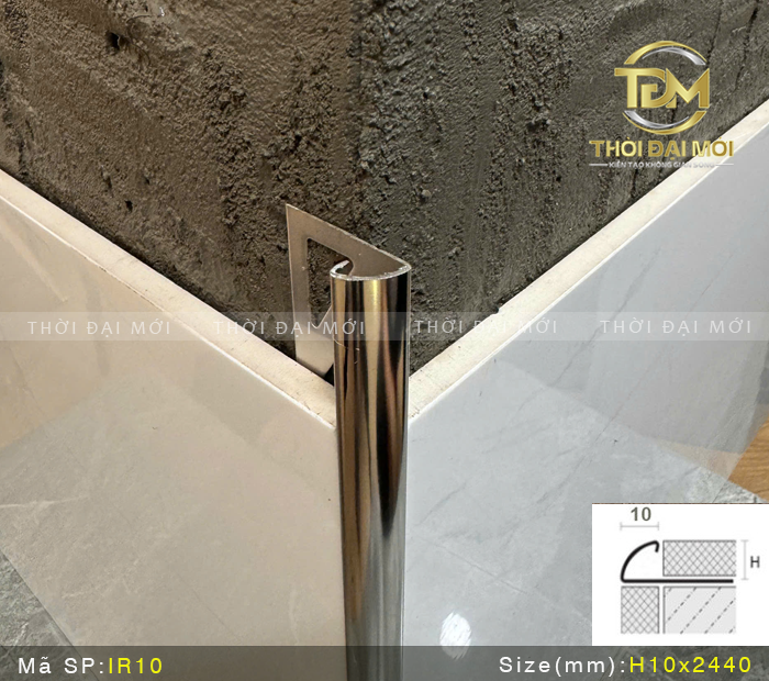 Cấu tạo và đặc điểm của nẹp inox trong xây dựng 