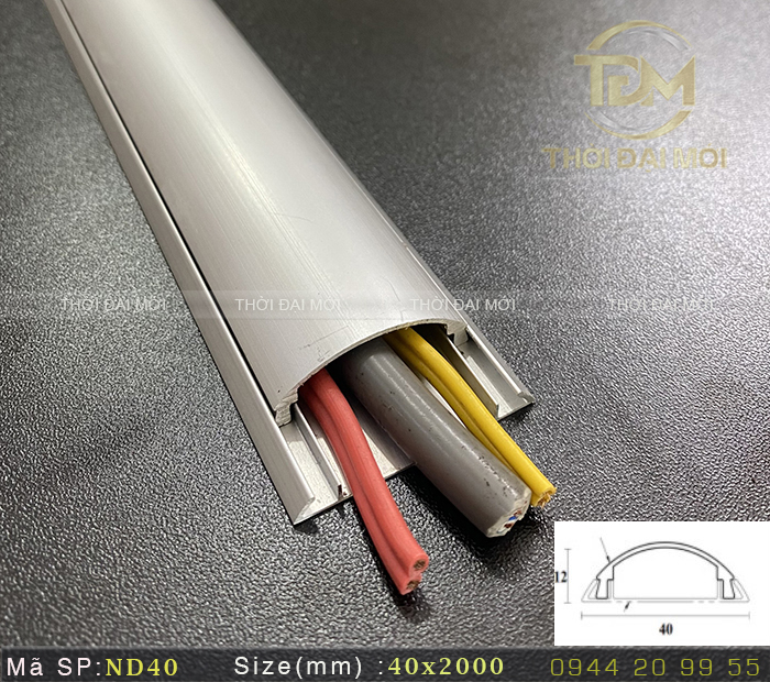 Giữ góc nhà luôn ngăn nắp nhờ nẹp nhôm luồn dây điện