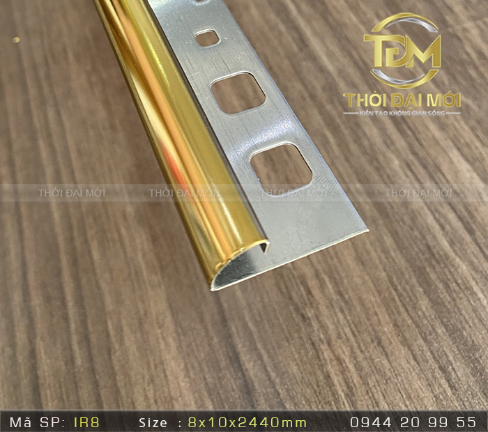 Lý Do Nẹp Inox Góc Tròn Là Giải Pháp Hoàn Hảo Cho Góc 90 Độ