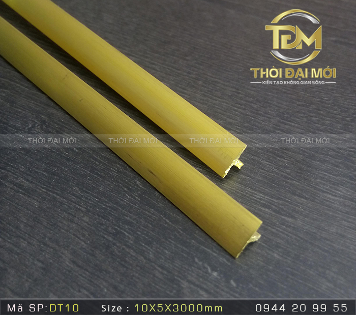 Nẹp Đồng Chữ T Xử Lý Khe Nối Sàn Tinh Tế Và Tăng Điểm Nhấn Nội Thất