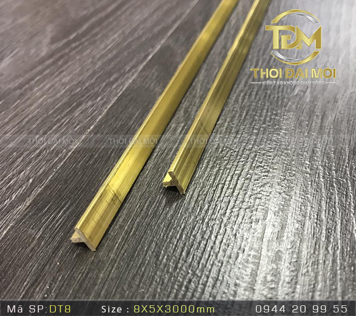 Nẹp Đồng Chữ T Xử Lý Khe Nối Sàn Tinh Tế Và Tăng Điểm Nhấn Nội Thất