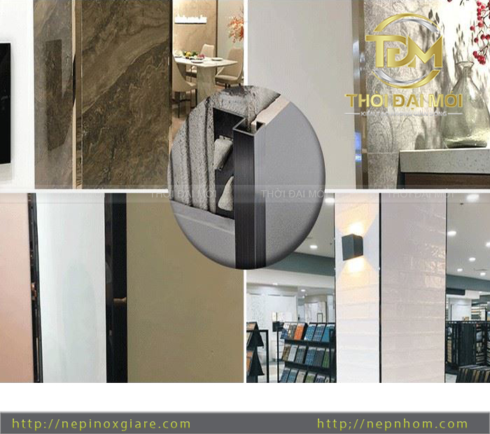 Nẹp Inox 2 Cánh Góc Vuông Có Bị Cộm Khi Ốp Hai Mặt Vật Liệu Khác Độ Dày?